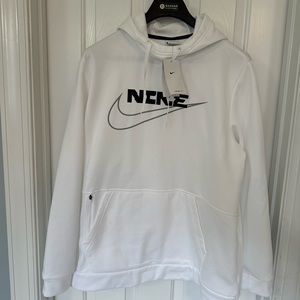 Nike Therma-fit Swoosh Training Hoodie - XL White